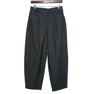 Lululemon Utilitech Wide-Leg Cropped Pants Espresso Brown Size 28 LW5FF8S
